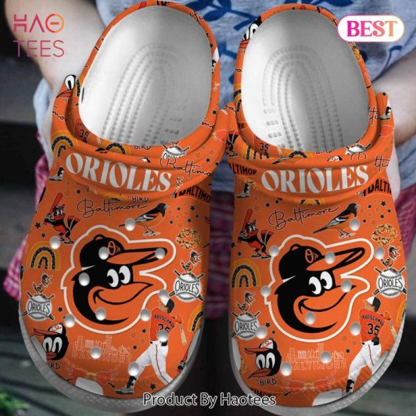 Baltimore Orioles MLB Sport Crocs Crocband Clogs Shoes Comfortable For Men Women and Kids Exclusive