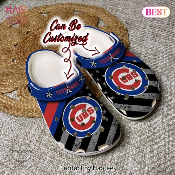 Baseball Personalized CCubs American Flag Clog Shoes Exclusive