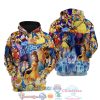 Beauty And The Beast Glitter Castle Disney It’S Magic Hoodie 3D