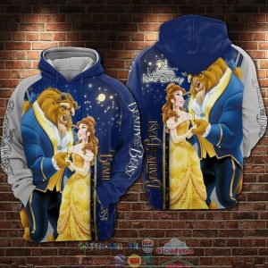 Beauty And The Beast Movie Disney 3D Hoodie