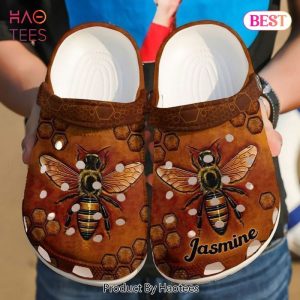 Bee Personalized Leather Classic Clogs Shoes Exclusive