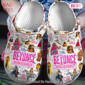 Beyonce Singer Music Crocs Crocband Clogs Shoes Custom Name For Men Women and Kids Exclusive