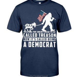 Bigfoot Helping The Enemy Used To Be Called Treason Shirt