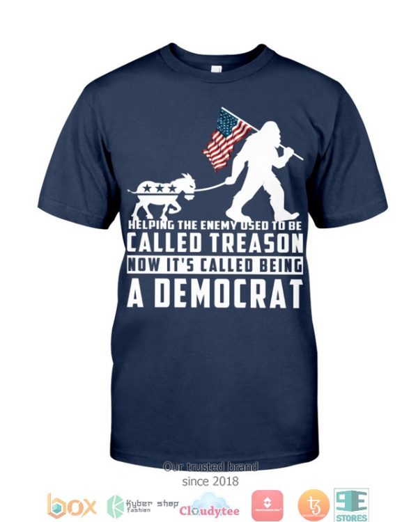 Bigfoot Helping The Enemy Used To Be Called Treason Shirt