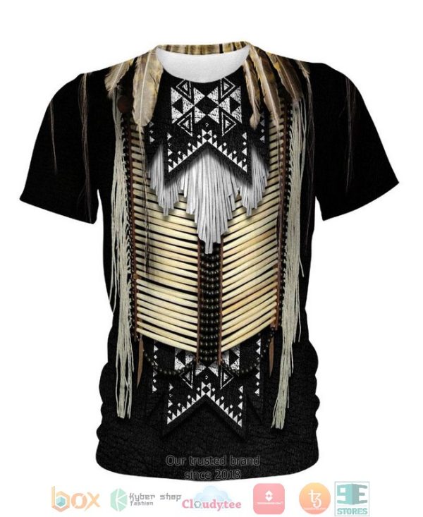 Black Beaded 3D Shirt