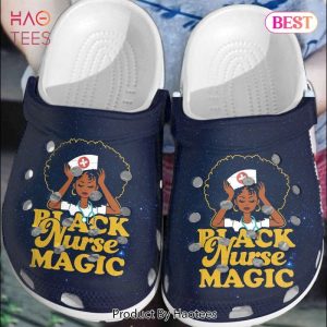 Black Nurse Magic Custom Shoes – Little Nurse Outdoor Shoe Birthday Gift For Women Girl