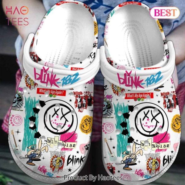 Blink 182 Music Crocs Crocband Clogs Shoes Comfortable For Men Women and Kids