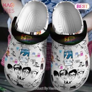 Blur Music Crocs Crocband Clogs Shoes Comfortable For Men Women and Kids