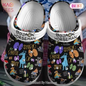 BoJack Horseman TV Series Crocs Crocband Clogs Shoes Comfortable For Men Women and Kids