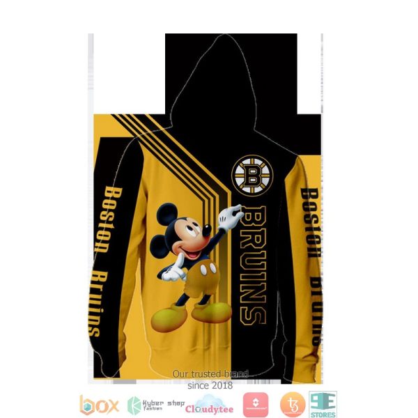 Boston Bruins Mickey Mouse 3D Full All Over Print Shirt