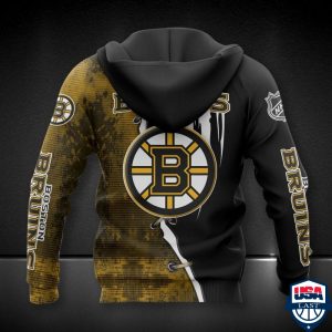 Boston Bruins Nhl Ver 6 All Over Printed Hoodie