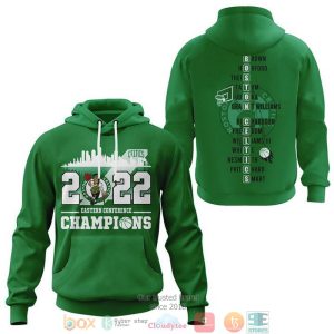 Boston Celtics Logo Eastern Conference Champions 2022 3D Shirt