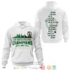 Boston Celtics Players Name Eastern Conference Champions 2022 White 3D Shirt