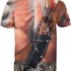 Brown Choker Native American 3D Shirt