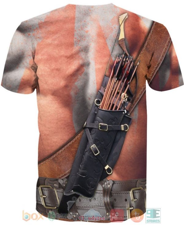 Brown Choker Skin Native American 3D Shirt