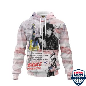 Bruce Springsteen 3D Hoodie Apparel