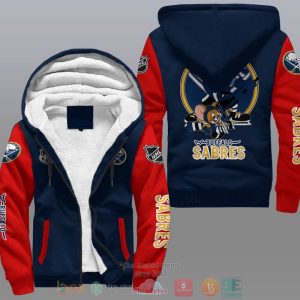 Buffalo Sabres Nhl Tom And Jerry Fleece Hoodie