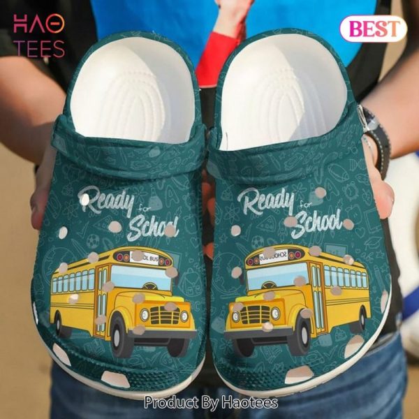 Bus Driver Ready For School 102 Gift For Lover Rubber clog Shoes Comfy Footwear Exclusive