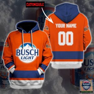 Busch Light Personalized 3D All Over Print Hoodie