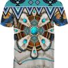 Butterfly And Buffalo Skull 3D Shirt