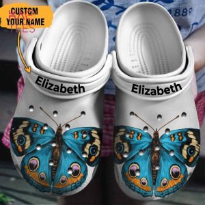 Butterfly Face Personalized Clogs Shoes