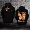 Butterfly You Are Not Alone Multiple Sclerosis Awareness 3D Hoodie – Limited Edition