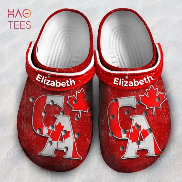 CA Canada Flag Symbol Personalized Clogs Shoes