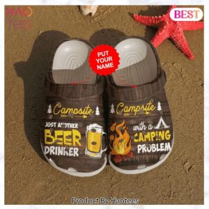 Camping Crocs – Camping Beer And Campfire Clog Shoes Best Gifts For Camper For Men And Women