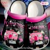 Camping Drunk With Flamingo Shoes – Never Take Camping Advice From Me Custom Shoe Birthday Gift For Women Girl