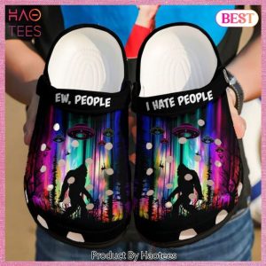 Camping Ew People I Hate People Rubber Crocs Clog Shoes Comfy Footwear – MU01