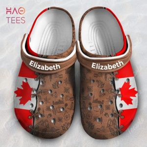 Canada Flag Connect Symbols Clogs Shoes