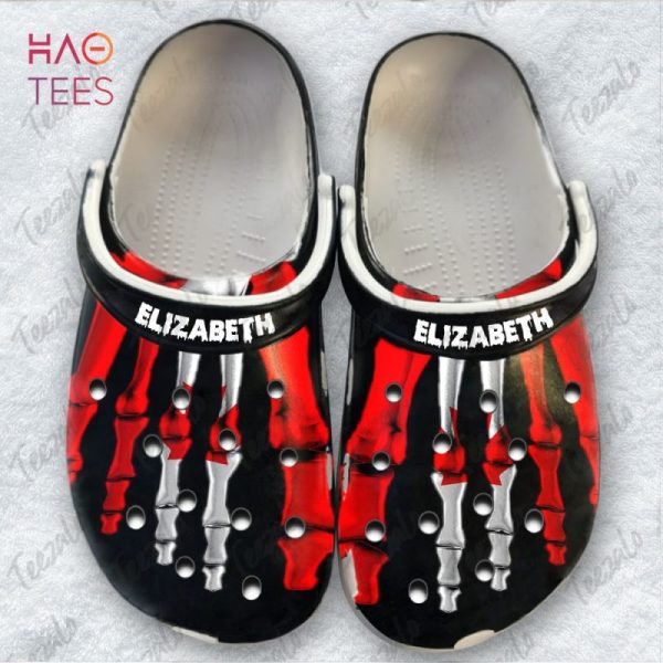 Canadian Foot Bones Personalized Clogs Shoes For Halloween