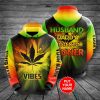 Cannabis Husband Daddy Protector Toddler Custom Name 3D Hoodie