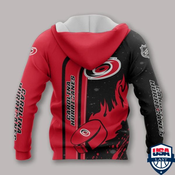 Carolina Hurricanes Nhl Ver 1 All Over Printed Hoodie