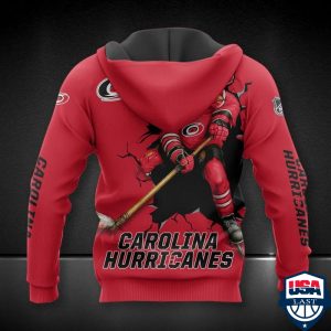 Carolina Hurricanes Nhl Ver 9 All Over Printed Hoodie