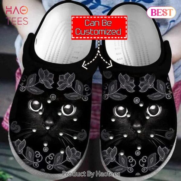 Cat Crocs – Black Cat Lovers Clog Shoes For Men And Women