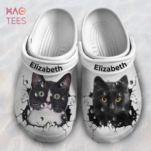 Cat Out Of The Hole Personalized Clogs Shoes