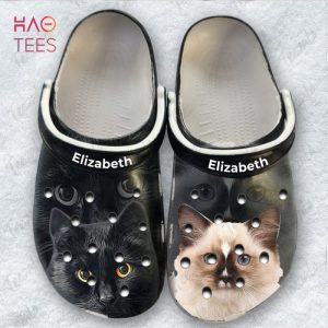 Cat Personalized Clogs Shoes With Beautiful Eyes