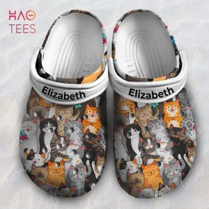 Cats Personalized Clogs Shoes With Your Name