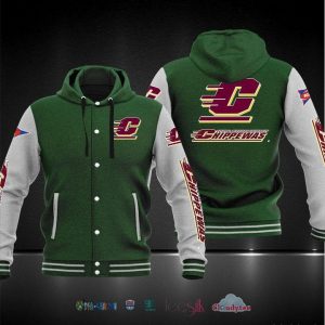 Central Michigan Chippewas Baseball Hoodie Jacket