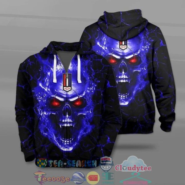 Chevrolet Camaro Skull Ver 1 All Over Printed T-Shirt Hoodie