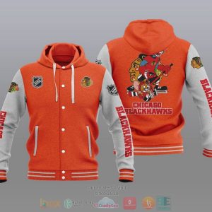 Chicago Blackhawks Nhl Tom And Jerry Baseball Hoodie Jacket