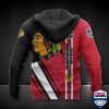 Chicago Blackhawks Nhl Ver 9 All Over Printed Hoodie