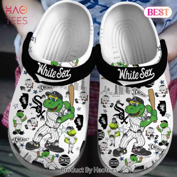 Chicago White Sox Baseball MLB Sport Crocs Crocband Clogs Shoes Comfortable For Men Women and Kids