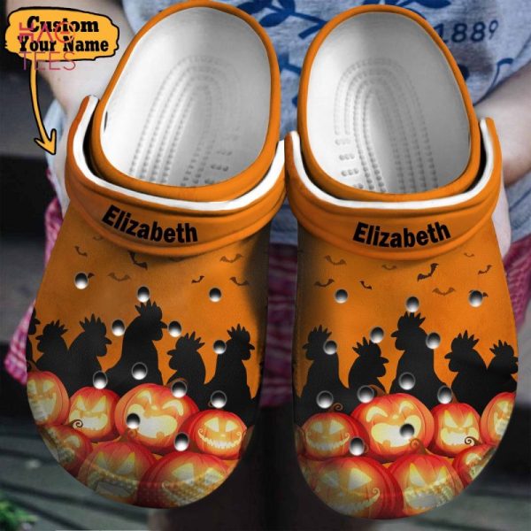 Chicken Halloween Personalized Clogs Shoes