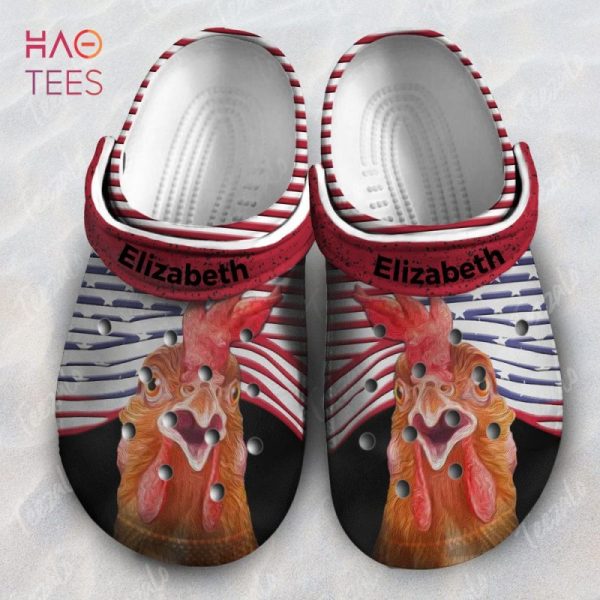 Chicken Hole America Flag Personalized Clog Shoes