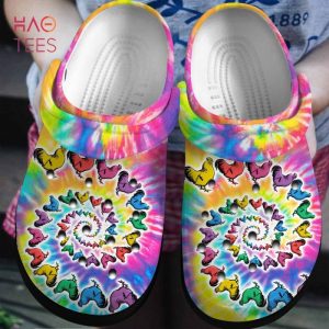 Chicken Tie Dye Clogs Shoes