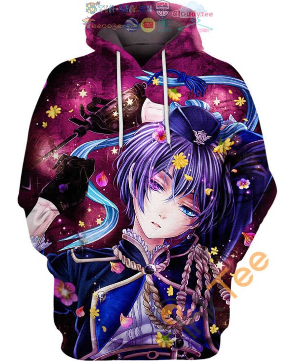 Ciel Phantomhive Kuroshitsuji Hoodie 3D