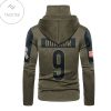 Cincinnati Bengals Number 9 Joe Burrow Mask Hoodie