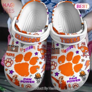 Clemson Tigers Basketball NCAA Sport Crocs Crocband Clogs Shoes Comfortable For Men Women and Kids